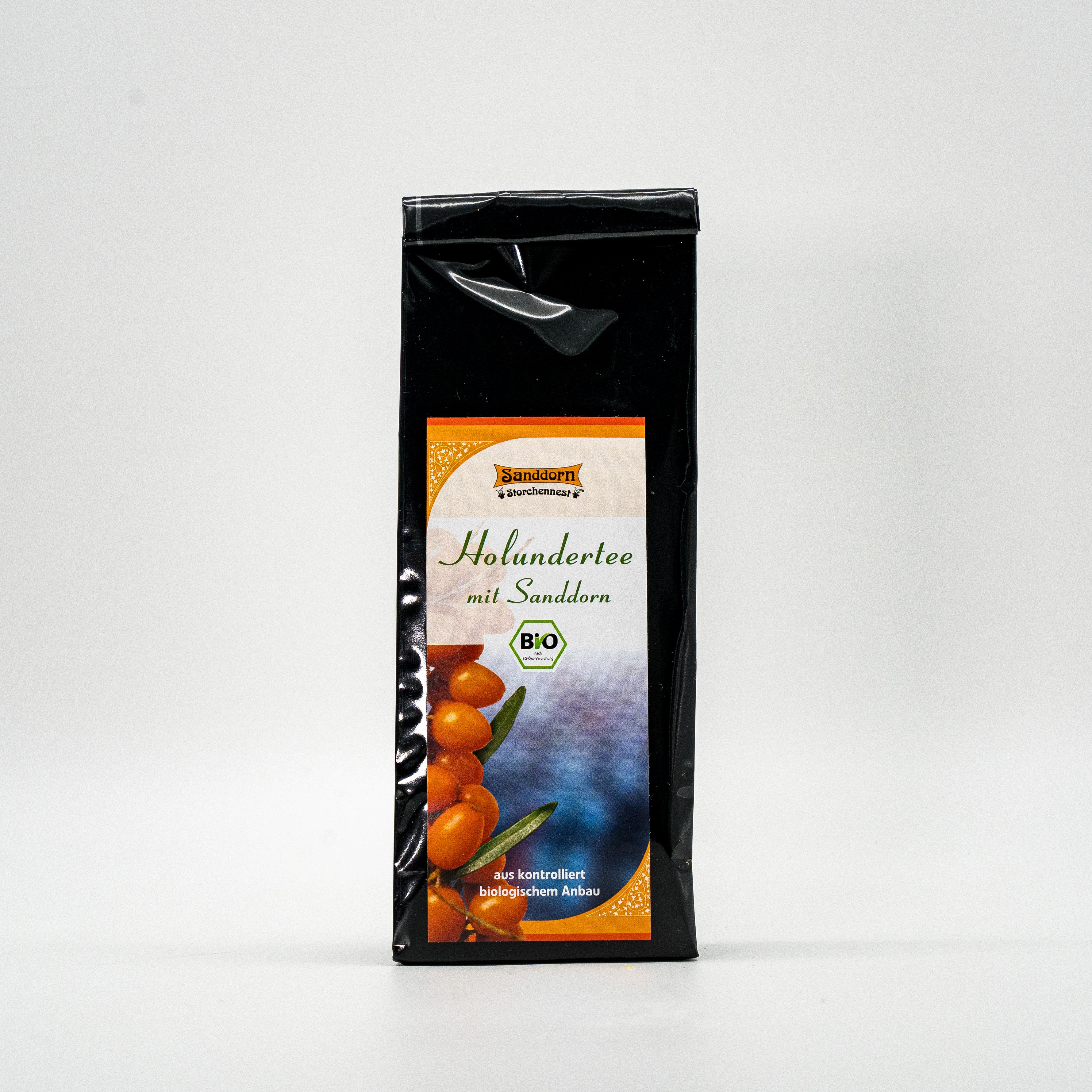 Bio Holunder-Tee mit Sanddorn