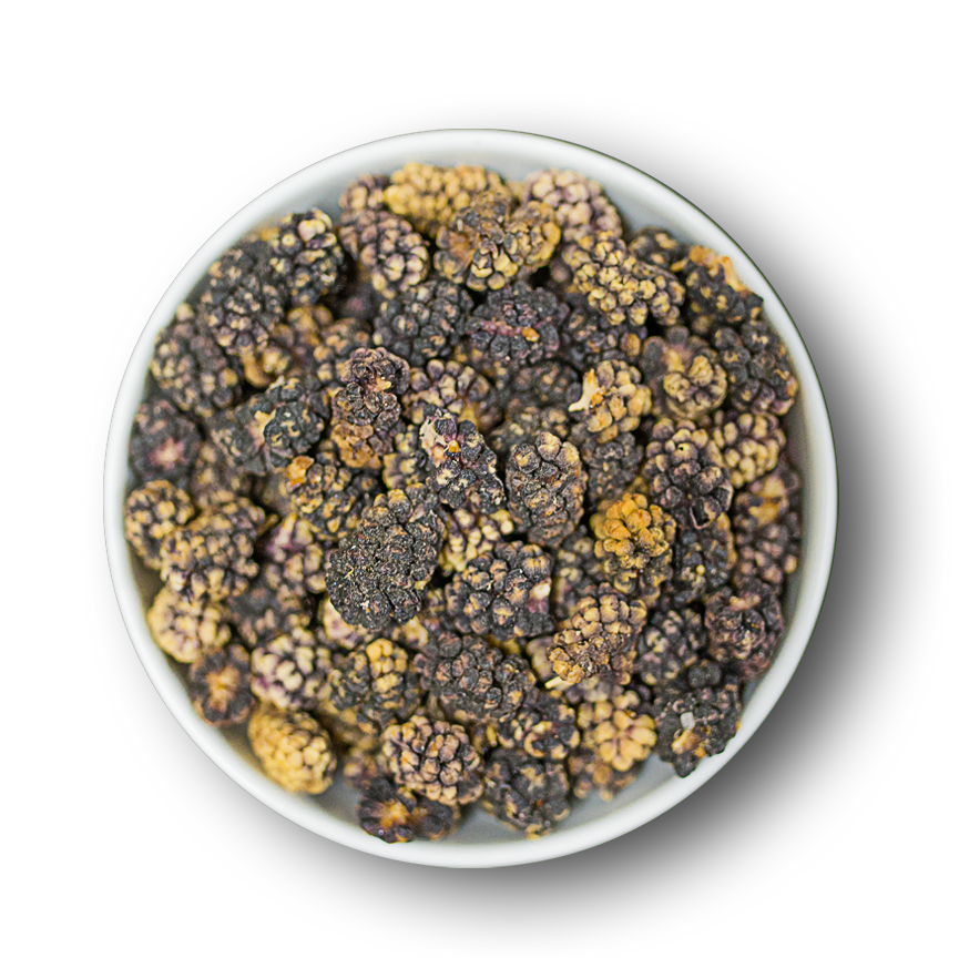 Schwarze Maulbeeren unbehandelt